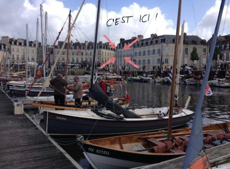 Vue Imprenable Sur Le Port, Charmant Et Clair! Vannes Esterno foto